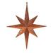 Vickerman 418215 - 15.75" Burnished Orange Glitter Bethlehem Star Christmas Tree Ornament (M167518)