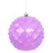 Vickerman 475218 - 4.75" Orchid Shiny Diamond Bauble Christmas Tree Ornament (4 pack) (N174269D)