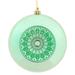 Vickerman 478196 - 4.75" Seafoam Shiny Star Brite Ball Christmas Tree Ornament (4 pack) (N175544D)