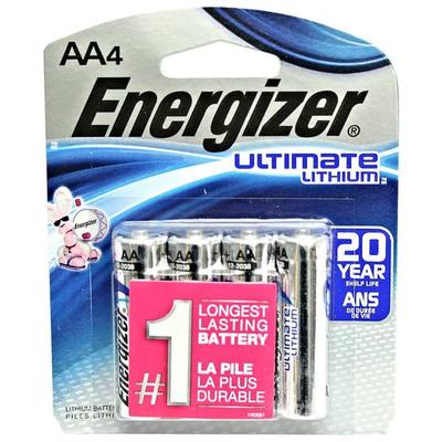 Energizer 03506 - AA 1.5 Volt Ultimate Lithium Battery (4 pack) (L91SBP-4 ULTIMATE LITHIUM 4PK)