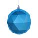 Vickerman 469224 - 8" Turquoise Matte Geometric Ball Christmas Tree Ornament (M177512DM)