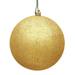 Vickerman 484951 - 6" Honey Gold Sequin Ball Christmas Christmas Tree Ornament (4 pack) (N591537DQ)