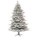 Vickerman 498385 - 9' x 66" Artificial Flocked Kiana Pine 1000 Warm White LED Lights Christmas Tree (K173381LED)