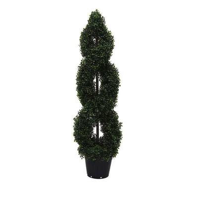 Vickerman 459959 - 4Ft Boxwood Double Spiral (UV) (TP170948) Home Office Topiaries