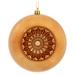 Vickerman 478332 - 4.75" Mocha Shiny Star Brite Ball Christmas Tree Ornament (4 pack) (N175576D)