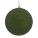 Vickerman 485002 - 6" Moss Green Glitter Ball Christmas Christmas Tree Ornament (4 pack) (N591564DG)