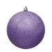 Vickerman 485903 - 6" Lavender Glitter Ball Christmas Christmas Tree Ornament (4 pack) (N591586DG)