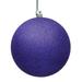 Vickerman 489369 - 15.75" Purple Glitter Ball Christmas Christmas Tree Ornament (N594066DG)