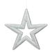 Vickerman 510162 - 14" Silver Glitter Star Christmas Tree Ornament (L171007)