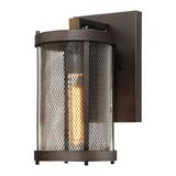 Westinghouse 63181 - 1 Light Oil Rubbed Bronze Finish Mesh and Clear Glass (1Lt Wall ORB w/ORB Mesh & Clr Gls w/Lamp)