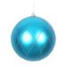 Vickerman 471951 - 8" Turquoise Matte/Glitter Swirl Ball Christmas Christmas Tree Ornament (N170812D)