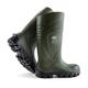 Robust Safety Boots for Men and Women with Toecap and Safety Sole, Metal Free, Work Boots Fishing, Feather Light, Non-Slip, Winter Boots Insulating Down to - 40 Degrees, Green, UK 11 Mens Size