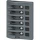 Blue Sea Systems 4376 WeatherDeck 12V DC Waterproof Circuit Breaker Panel - Gray, 6 Positions