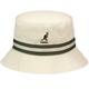 Kangol Stripe Lahinch Bucket Hat, Beige, Large