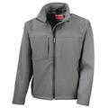 Result Mens Softshell Premium 3 Layer Performance Jacket (Waterproof, Windproof & Breathable) (4XL) (Workguard Grey)