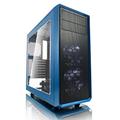 Fractal Design Focus G - Mid Tower Computer Case - ATX - High Airflow - 2x Fractal Design Silent LL Series 120mm White LED Fans Included - USB 3.0 - Window Side Panel - Blue