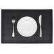 vidaXL 6 Bamboo Placemats 30 x 45 cm Black