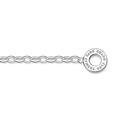 Thomas Sabo Damen Charm-Fußkette Classic Charm Club 925 Sterling Silber X0034-001-12