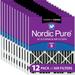 Nordic Pure 16x16x2 Furnace Air Filters MERV 8 Pleated Plus Carbon 12 Pack