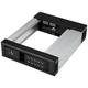 StarTech.com 5.25" to 3.5" Trayless Hard Drive Hot Swap Bay - Removable Hard Drive Bay for 3.5" SATA/SAS Drives - Aluminum (HSB1SATSASBA)