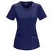 Cherokee Medical Uniforms Infinity-Round Neck Top (Size XL) Navy, Polyester,Spandex