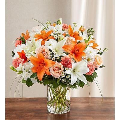 1-800-Flowers Flower Delivery Sincerest Sorrow Peach Orange & White Small | Happiness Delivered To Their Door