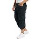 Brandit Industry 3/4 Men's Cargo Short Trousers - Black - Black, Small