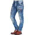 Cipo & Baxx Men Jeans/Straight Fit Jeans James Blue W 31 L 32