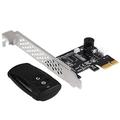 SilverStone SST-ES02-PCIe - 2.4G Funk-Fernbedienung für PC Power / Reset, Integrierter PC-Lautsprecher, PCIe