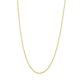 14ct Yellow White Gold Two tone Pave Sparkle Cut Wheat Chain Necklace 1.05mm Lobster Lock Jewelry Gifts for Women - 46 Centimeters