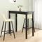 vidaXL Bar Table MDF Black 115x55x107 cm