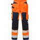 Fristads Kansas 100974 High Viz Trousers Hi-Vis Orange/Navy D112(42" W/32 L)