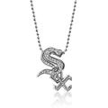 Women's Alex Woo Chicago White Sox Little Logo 14kt Gold & Diamond Necklace