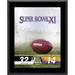 Las Vegas Raiders vs. Minnesota Vikings Super Bowl XI 10.5" x 13" Sublimated Plaque