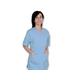 Gima - Kasack aus Baumwolle und Polyester, Krankenhausuniform, hellblaue Farbe, V-Ausschnitt, Halbärmel, 5 Druckknöpfe, Unisex, XXL-Größe, für Ärzte, Tierärzte, Krankenpfleger und Gesundheitspersonal
