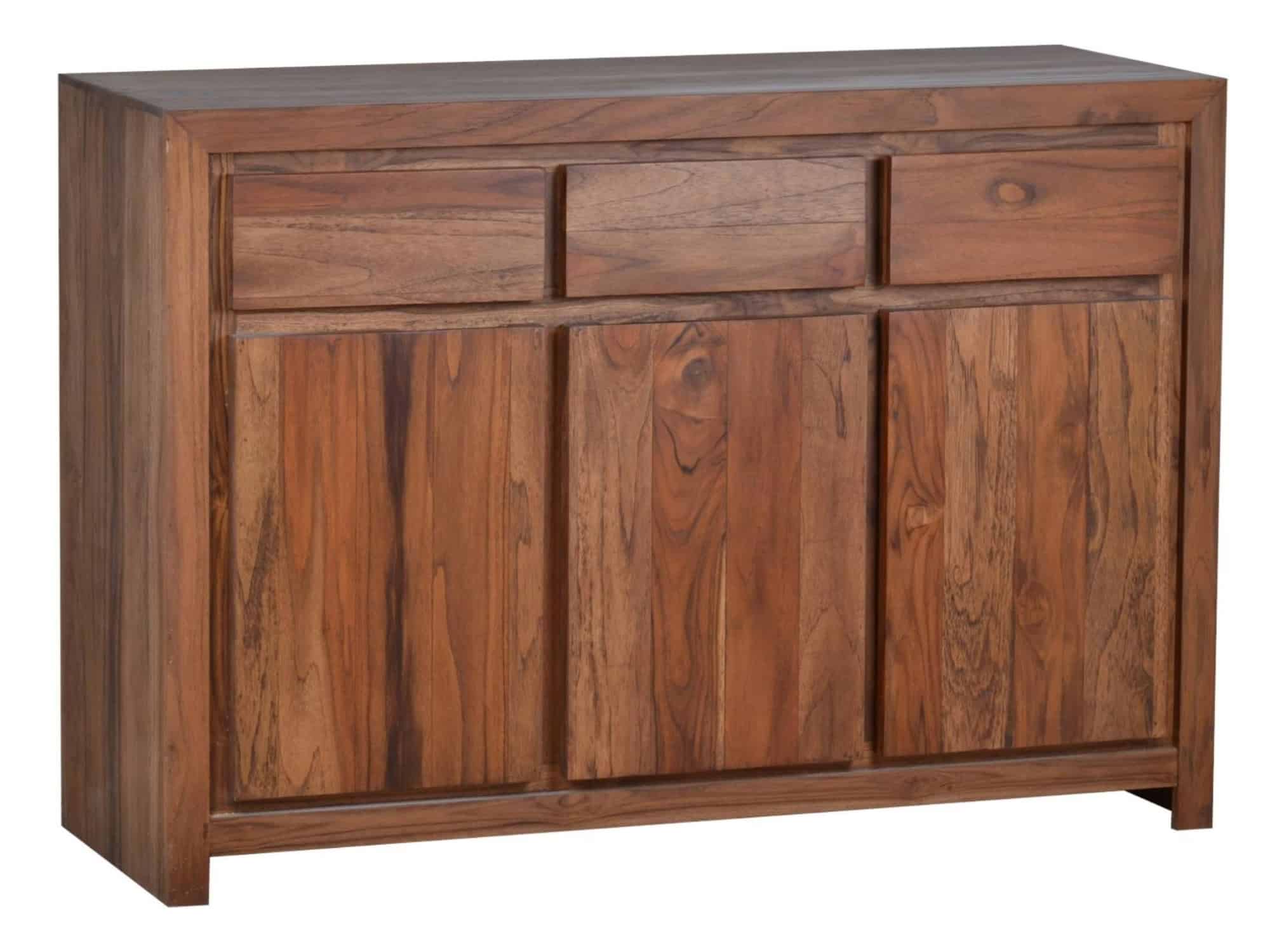MiaMöbel Sideboard Maharaja Massivholz Teak Modern Indien Indisch