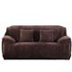 Thick Sofa Covers 1/2/3/4 Seater Pure Color Sofa Protector Velvet Easy Fit Elastic Fabric Stretch Couch Slipcover size 4 Seater:235-300cm (Coffee)