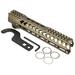 Strike Industries Rail Mlok Handguard Rail 10in FDE One Size SI-StrikeRail-10-FDE