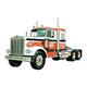 Round2 AMT1021/06 LKW 1/25 Kenworth W925, Mehrfarbig