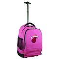 MOJO Pink Miami Heat 19'' Premium Wheeled Backpack