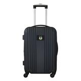 "MOJO Black Milwaukee Bucks 21"" Hardcase Two-Tone Spinner Carry-On"