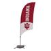 Indiana Hoosiers 7.5' Two-Tone Razor Feather Stake Flag with Base