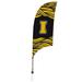 Iowa Hawkeyes 7.5' Pattern Razor Feather Stake Flag