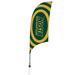 NDSU Bison 7.5' Swirl Razor Feather Stake Flag