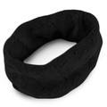Ladies 100% Cashmere Neck Warmer Snood - Black - made in Scotland by Love Cashmere - RRP £95, One Size
