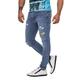 Mens Jack Jones Mens Liam 506 Ripped Skinny Fit Jean in Blue - 34L