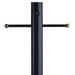 Westinghouse 66955 - Black Finish on Steel Lantern Post Light Fixture with Ground Convenience Outlet and Photo Cell (66955)