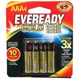 Eveready 03007 - AAA Cell 1.5 volt Gold Alkaline Battery (4 pack) (A92BP-4)