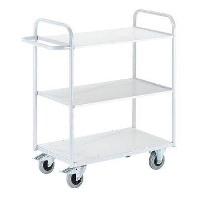 Bürowagen ohne Wände grau, ROLLCART, 118x107x50 cm