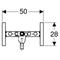 Geberit Duofix Traverse für Waschmaschine 111778001